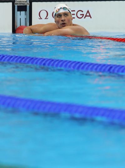 U.S. swimmer Ryan Lochte will attempt to get to the semifinals in the men’s 200-meter individual medley on Wednesday. (Lee Jin-man / Associated Press)