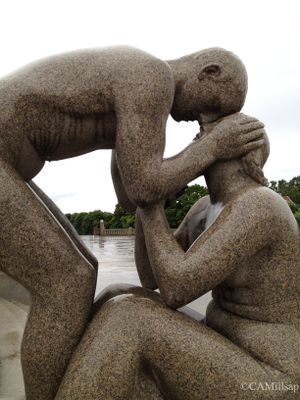 Granite sculptures by Gustave Vigeland at Oslo's Vigeland Sculpture Garden (Cheryl-Anne Millsap / photo by Cheryl-Anne Millsap)