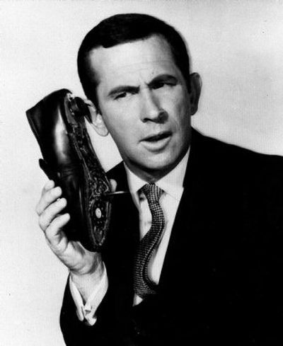 
Wry-voiced comedian Don Adams starred as Maxwell Smart, the fumbling secret agent in the 1960s television spoof of James Bond movies, 