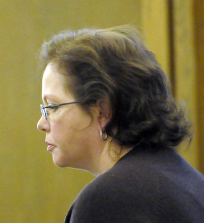 Shellye Stark sits through pre-trial motions last month.  (Jesse Tinsley / The Spokesman-Review)