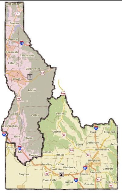 Congressional district plan C-47, Idaho