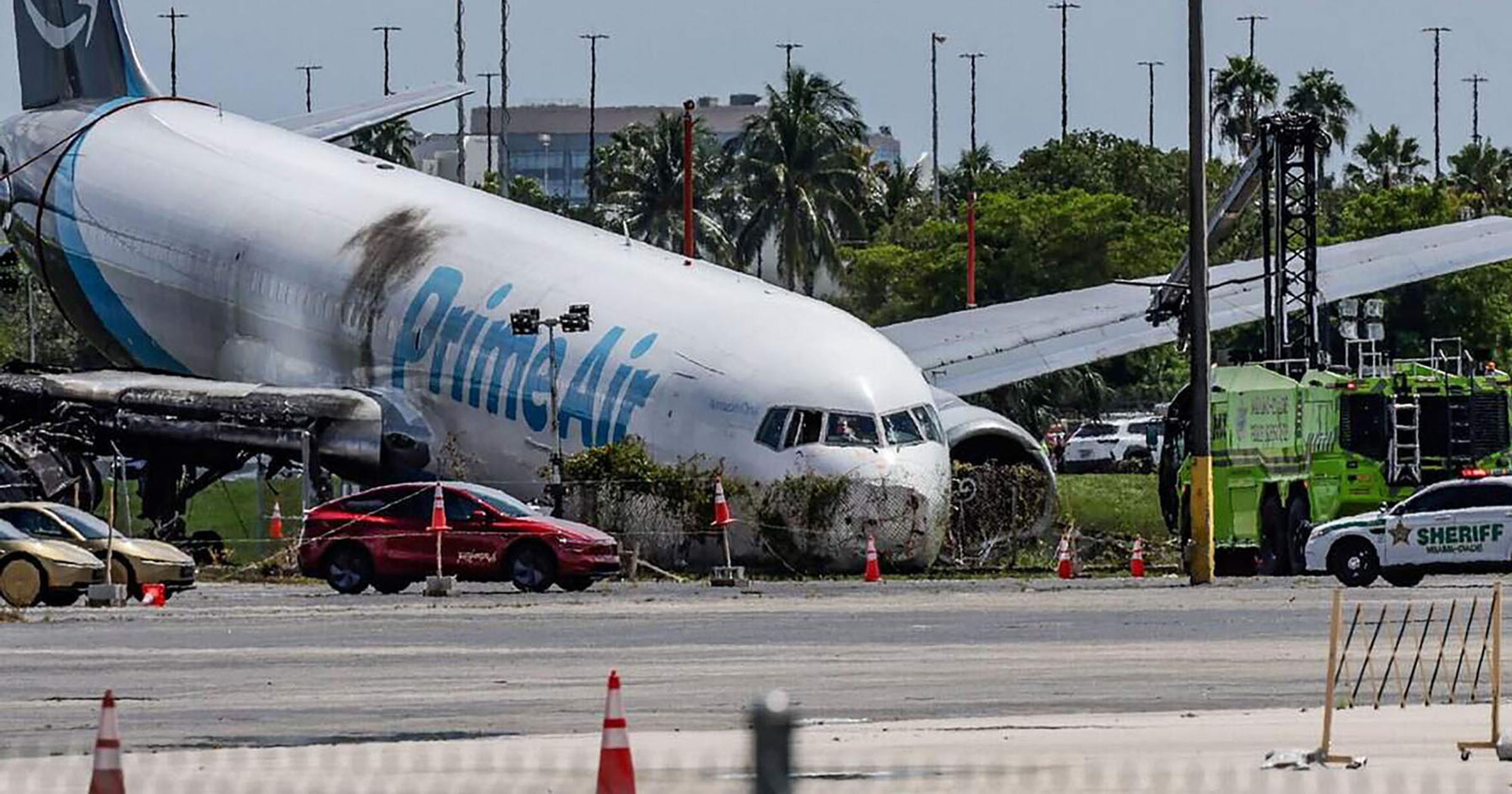 Updated:  Amazon suspends ties with cargo airline; MIA still faces delays after crash