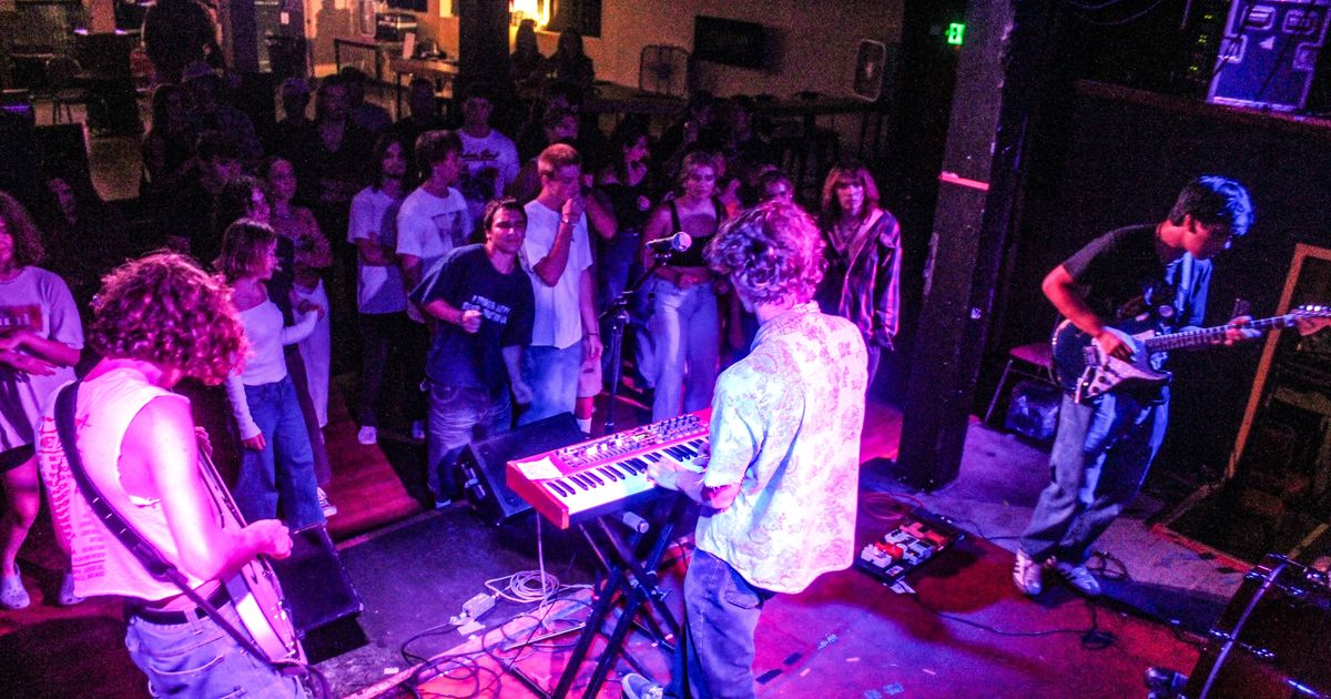 Local Monke Business alumni return to Spokane with Seattle band Roy G. Biv