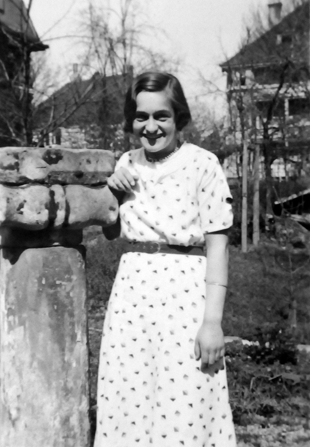 Miriam Abramowitz-Ferszt, shown as a young teen in this family snapshot, was from a rural area near Munich. Her family, of Jewish descent, was hidden by friends and associates during the Nazi era. (Jesse Tinsley / The Spokesman-Review)