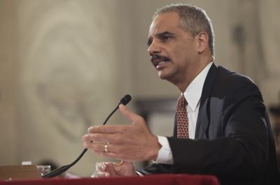 Attorney General-designate Eric Holder testifies Thursday at a Senate Judiciary Committee hearing on his nomination.  (Associated Press / The Spokesman-Review)