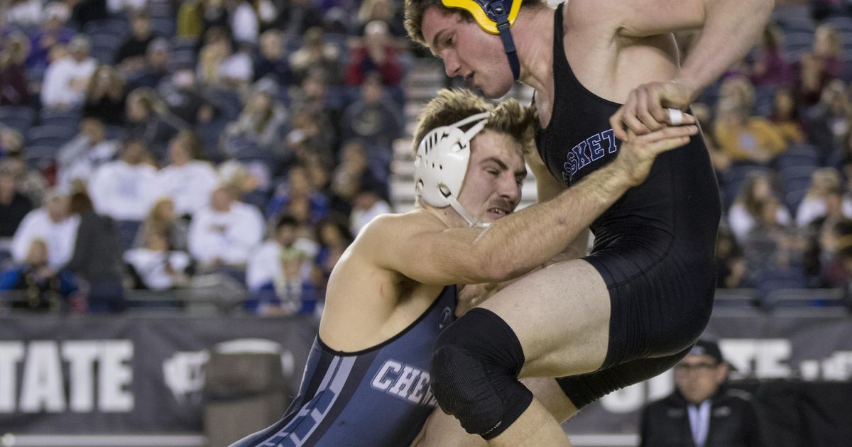 2A, 1A, B, girls state wrestling Chewelah’s Kaden Krouse claims third Mat Classic title The