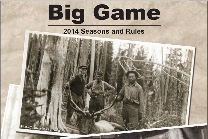Idaho 2014 Big-Game Hunting Regulations cover.