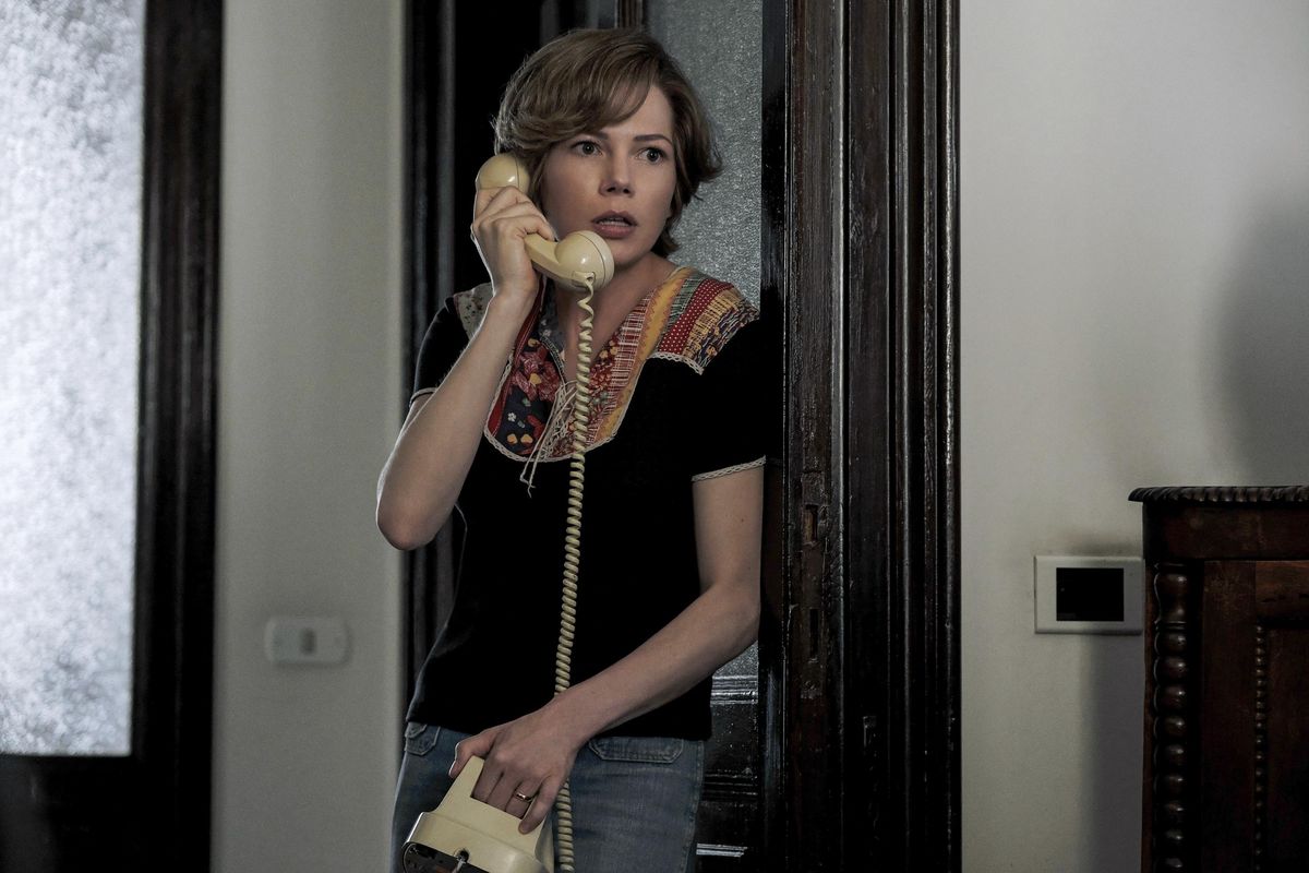 Michelle Williams in a scene from “All the Money in the World.” (Fabio Lovino / Sony Pictures)