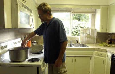 
Jim Green, now a resident of St. Vincent De Paul shelter in Coeur d'Alene, used to live in a tent along the Coeur d'Alene River. U.S. Forest Service and Shoshone County officials say the river's North Fork is a popular camping area for homeless people. As long as they follow the rules, they're allowed to camp free.Jim Green, now a resident of St. Vincent De Paul shelter in Coeur d'Alene, used to live in a tent along the Coeur d'Alene River. U.S. Forest Service and Shoshone County officials say the river's North Fork is a popular camping area for homeless people. As long as they follow the rules, they're allowed to camp free.
 (Jesse Tinsley/Jesse Tinsley/ / The Spokesman-Review)
