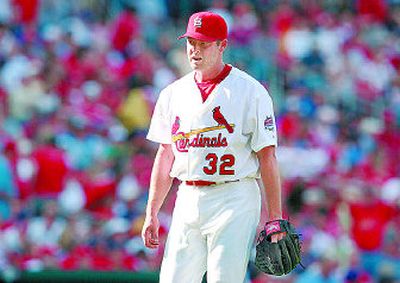 
St. Louis Cardinals pitcher Josh Hancock died early Sunday.
 (Associated Press / The Spokesman-Review)