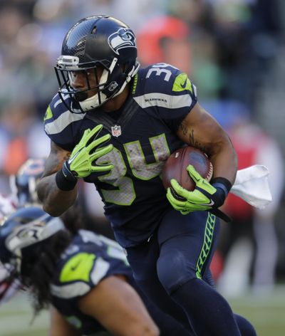 Seattle Seahawks running back Thomas Rawls is expected to carry the load this season in the absense of Marshawn Lynch. (John Froschauer / Associated Press)