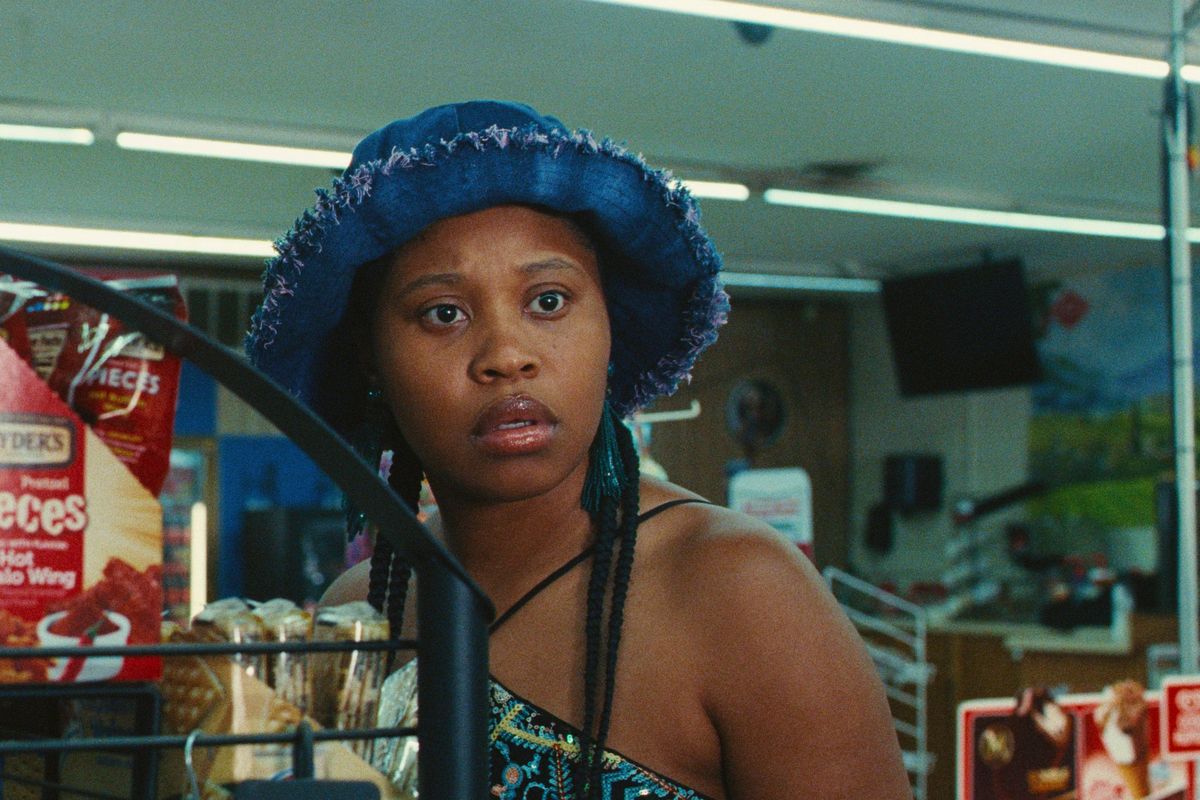 Dominique Fishback stars in “Swarm,” a new series about an obsessed fan from Janine Nabers and Donald Glover, the creative team behind “Atlanta.”  (Prime Video)