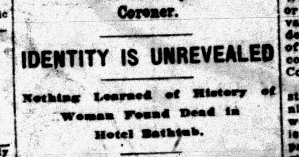 100 Years Ago In Spokane Spokane Police Try To Solve Mystery Of Dead Nude Woman In Hotel The 8255