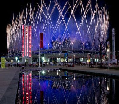 
Fireworks explode during the closing ceremonies in Turin, Italy. 
 (Associated Press / The Spokesman-Review)