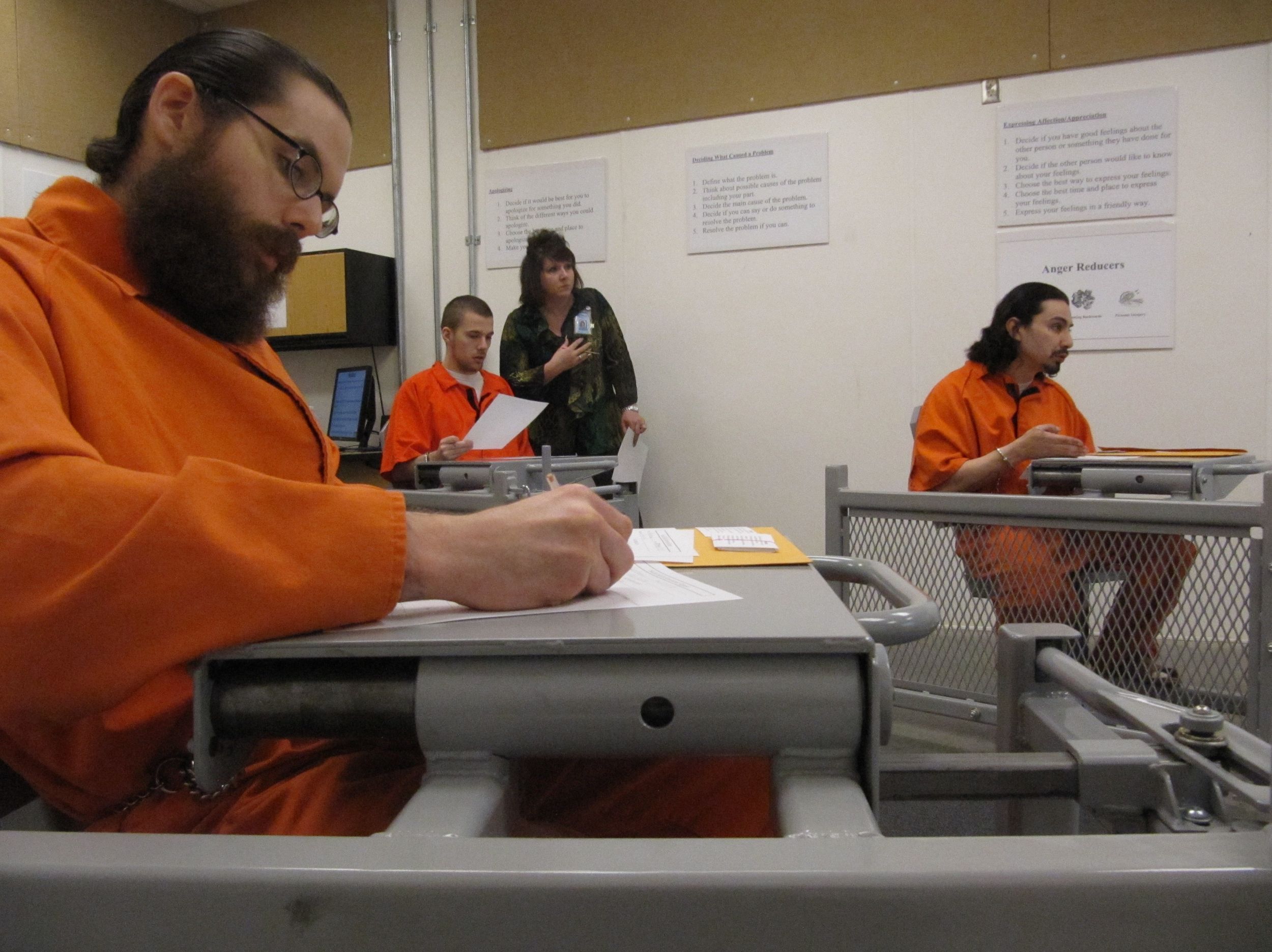 Prison program reaches out to segregated inmates The