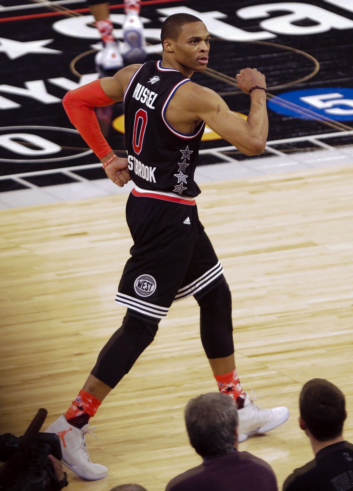 2015 NBA All-Star Game -- Russell Westbrook scores 41 points