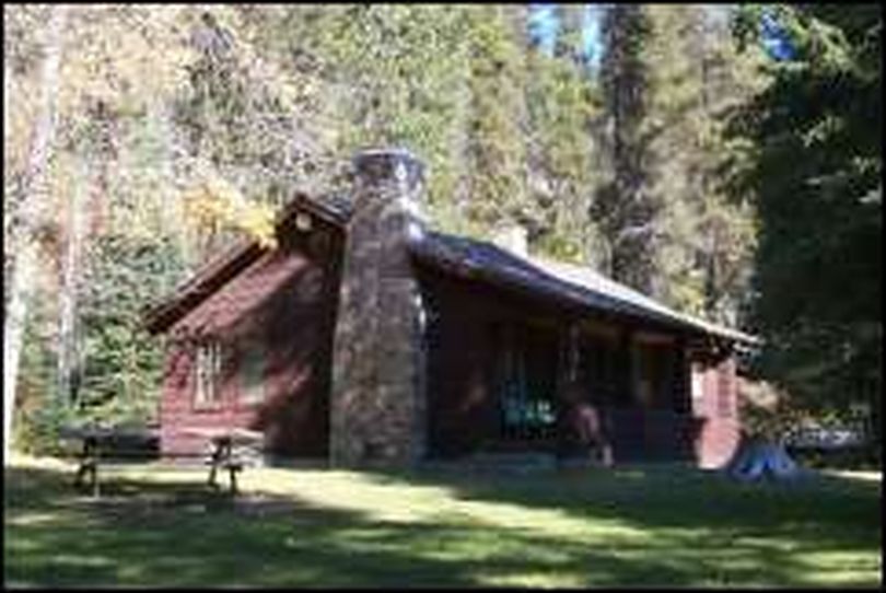 Red Ives Cabin, a Forest Service rental accommodation on the St. Joe Ranger District. (U.S. Forest Service)