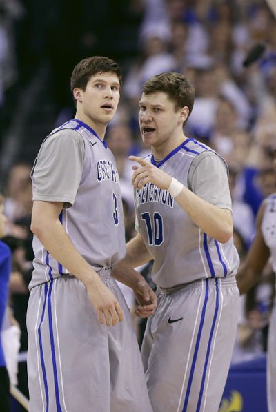 Creighton's Doug McDermott (3) and Grant Gibbs (10) lead a successful senior class. (Associated Press)