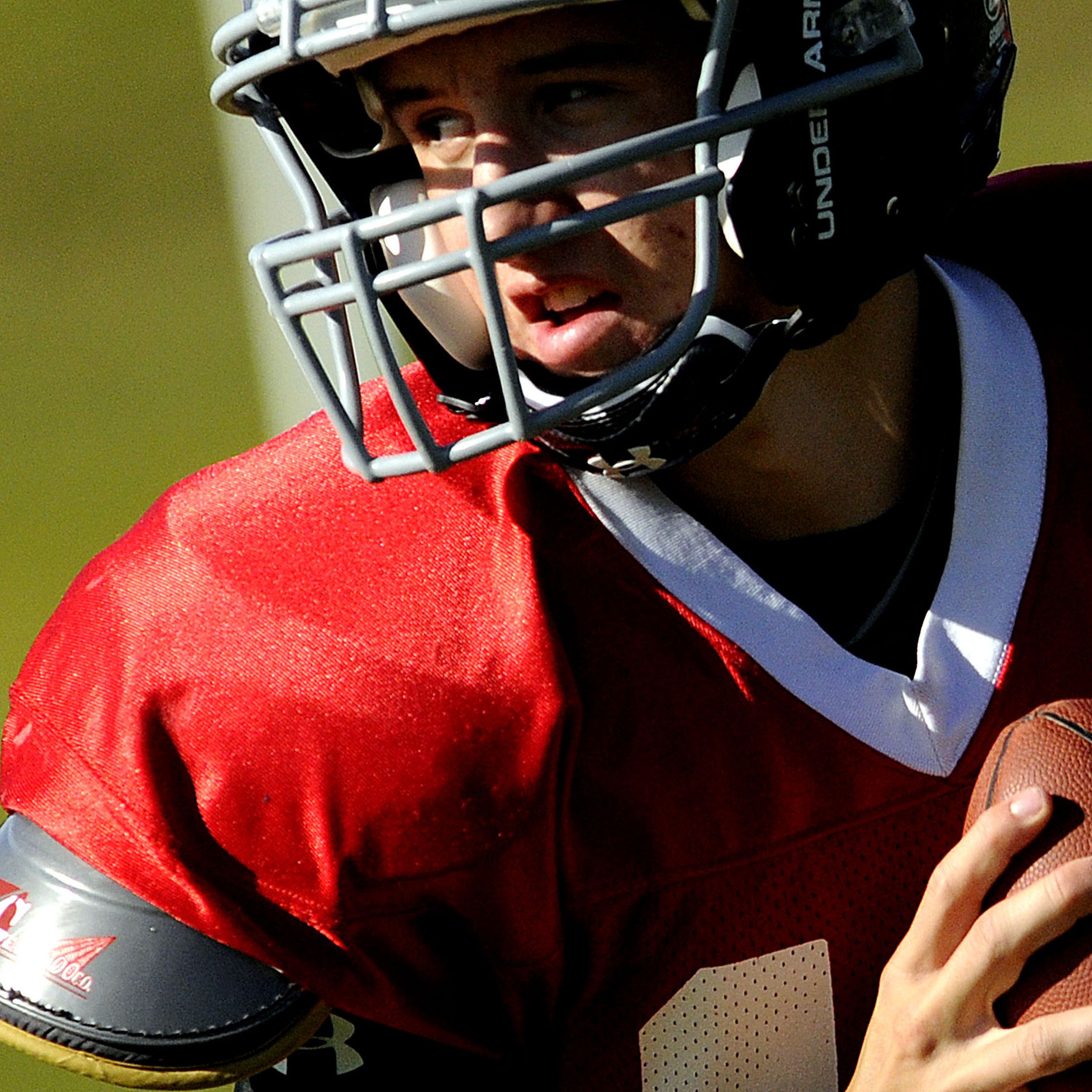 Football helmets with outside padding get tryout at Bremerton High School