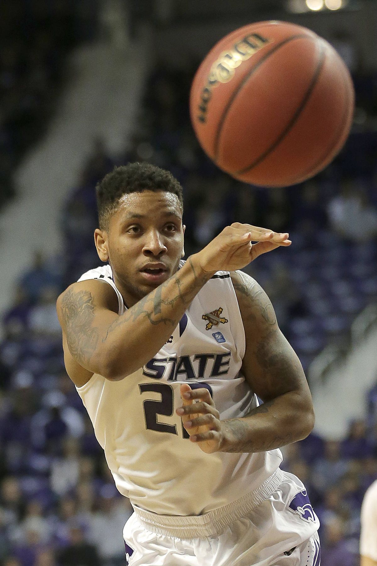 Kansas State is led in scoring by three starting guards including Rodney McGruder (pictured). (Associated Press)