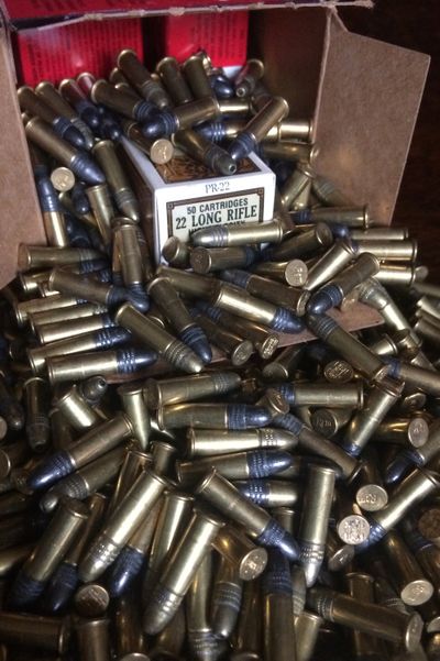 Ammunition, especially .22-caliber cartridges, has been in high demand. (Bill Monroe)