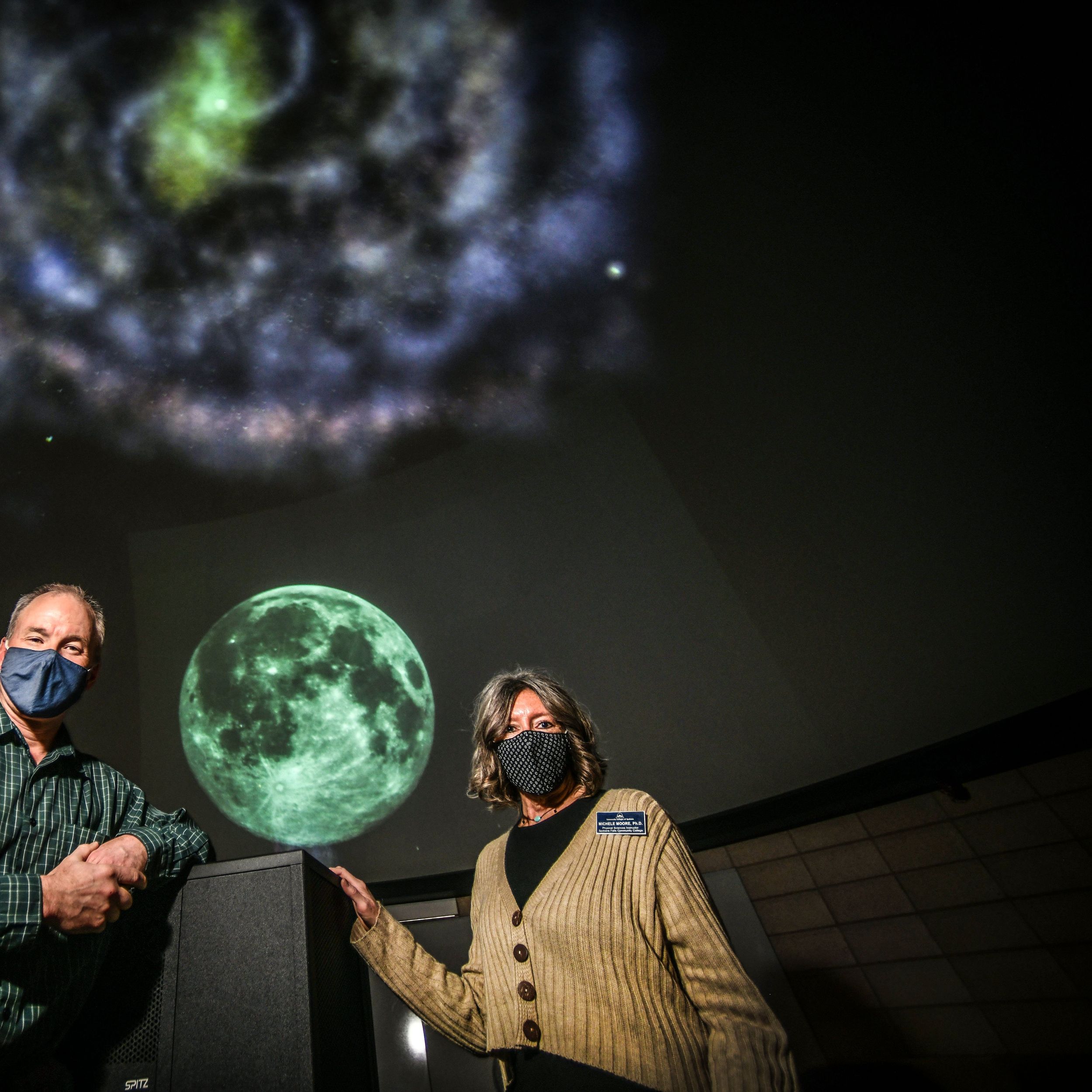 Astrophysicist Enlightens Campus, Community with Portable Planetarium