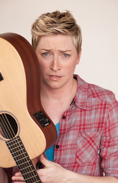 Comic Kristin Key, and her guitar, headline the Spokane Comedy Club on Saturday.  (Courtesy of Tandem Photo)