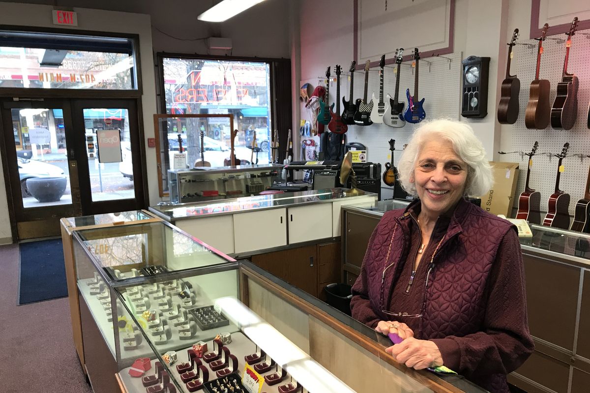 Annette Silver said she plans in December or January to close Millman Jewelers E-Z Loans, which is the last pawn shop in an area of downtown Spokane that once had several similar stores.  (Thomas Clouse/The Spokesman-Review)