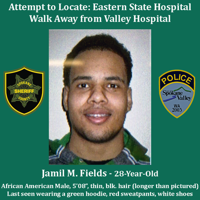 Jamil Fields  (Courtesy of Spokane County Sheriff's Office)