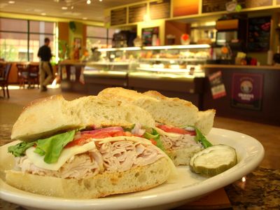 The Tru Turkey sandwich is one of many lunchtime offerings at Reflections Kaffee Haus and Eatery, located on the Skywalk level in the Bank of Whitman building.  (Tom Bowers / The Spokesman-Review)