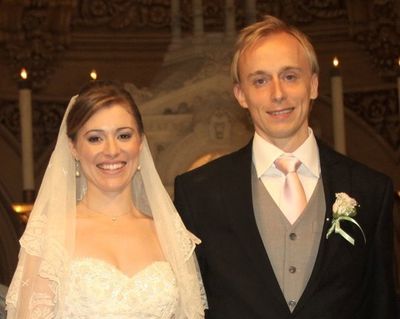 Despite the weather, Christina LaPointe-Nelson and Jukka Välimäki are now happily married.  (courtesy photo)