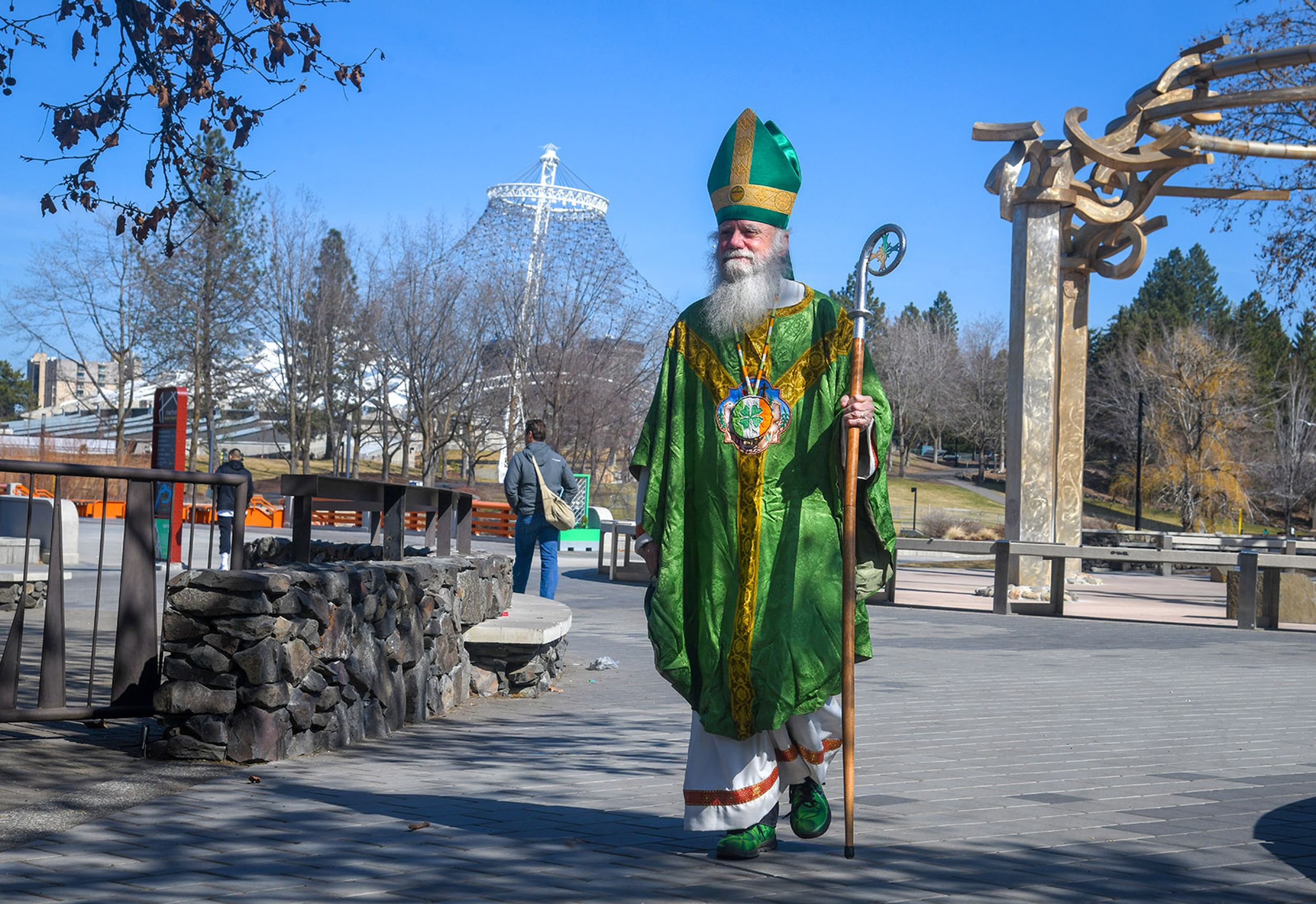 Spokane's St. Patrick marches a oneman parade in honor of a hero