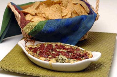 
Substitute turkey bacon, light cream cheese and light mayonnaise in this dip and cut more than 30 grams of fat from the recipe. 
 (Photo courtesy of the Recipe Doctor / The Spokesman-Review)
