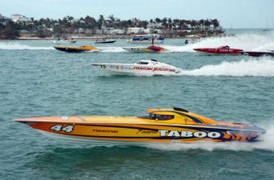 
Sales of cigarette boats have have risen dramatically in recent years, as have the number of races staged by promoters.  
 (Associated Press / The Spokesman-Review)