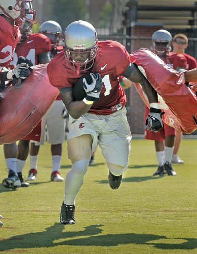 California transfer James Montgomery is ready to roll after redshirting last year. (CHRISTOPHER ANDERSON / The Spokesman-Review)