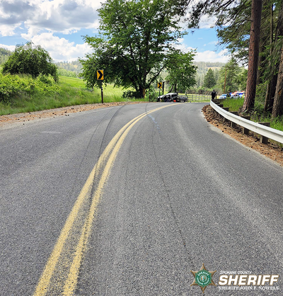 Kurtis Aldrich, 32, died June 5 when he failed to negotiate a curve on East Valley Chapel Road near Valleyford, went off the road and struck two trees, according to the Spokane County Sheriff’s Office.  (Courtesy of Spokane County Sheriff's Office)