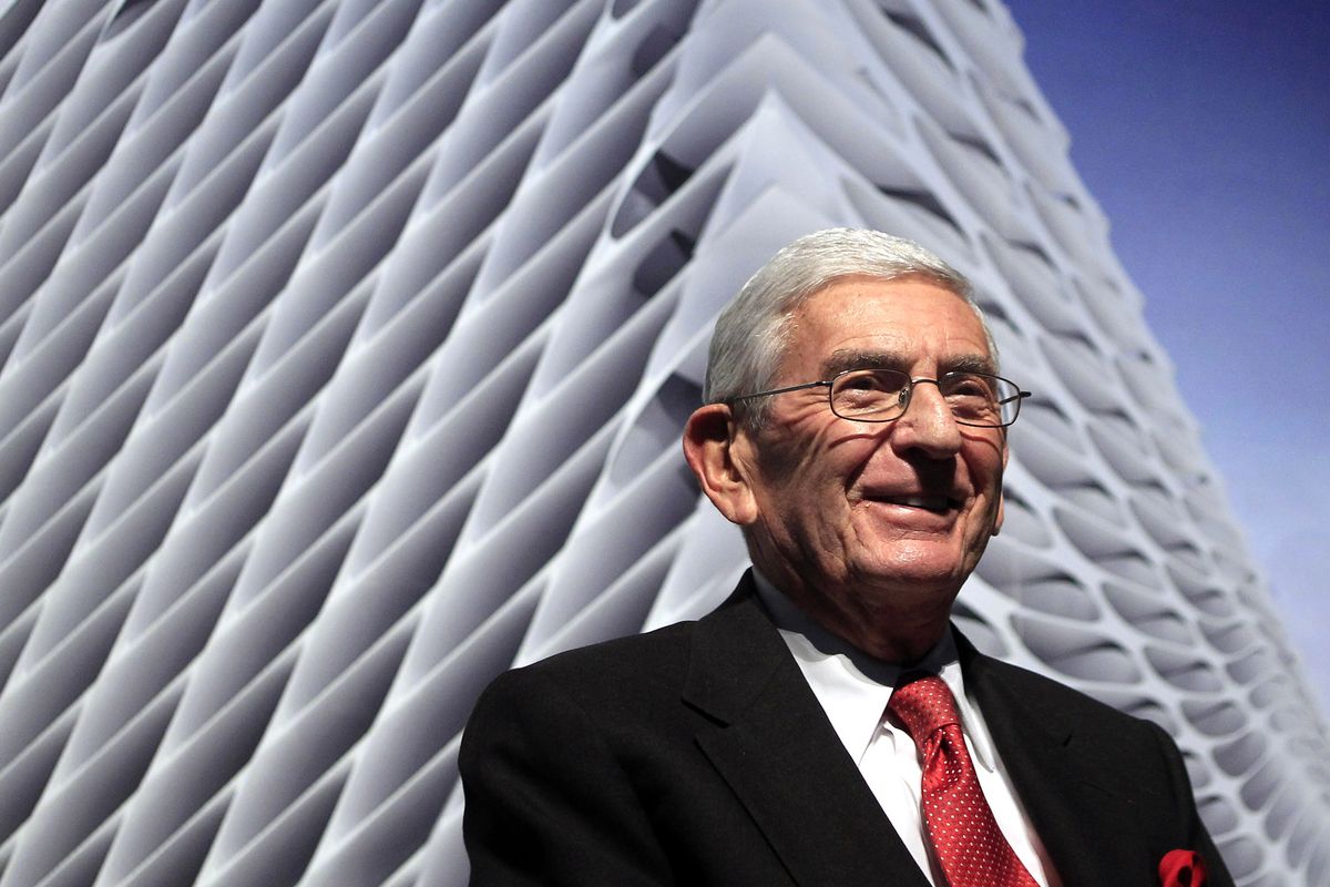 Billionaire Eli Broad attends the unveiling of the Broad Art Foundation museum in 2011 in Los Angeles.  (Jae C. Hong)