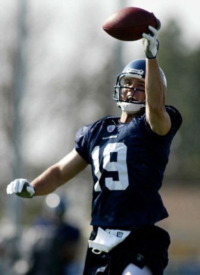 
Seattle's Joe Jurevicius has averaged 17.5 yards per catch. 
 (Associated Press / The Spokesman-Review)