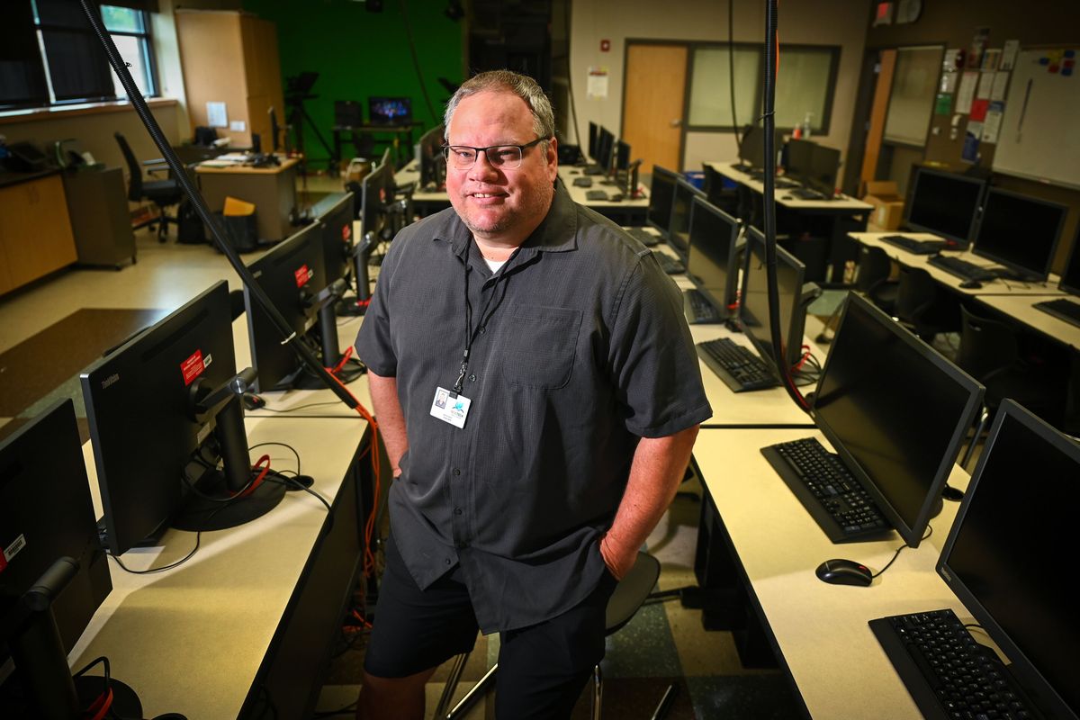 Keith Osso, a graduate of East Valley High School, spent 19 years working in the KXLY sports department. He recently stepped aside to take a job teaching animation and special effects and working as esports coach at NEWtech Skill Center.  (Dan Pelle/The Spokesman-Review)