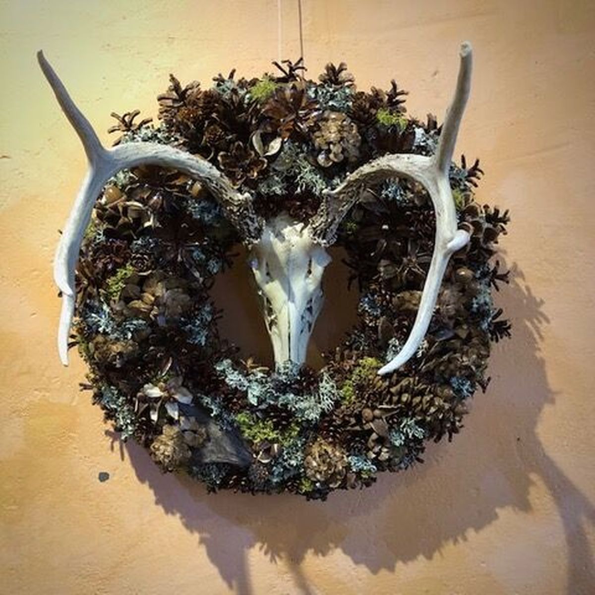 A wreath made by Susan Moss Bourne.  (Courtesy)