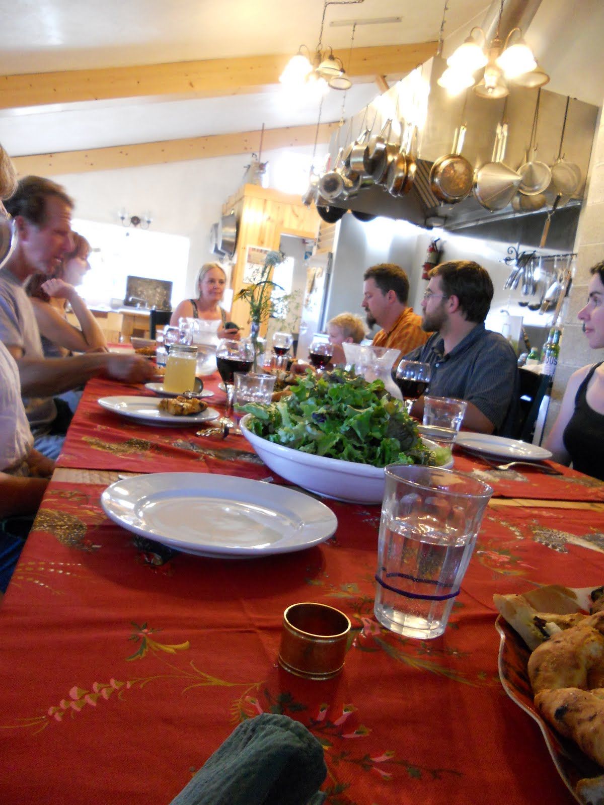 One of the popular programs at Quillisascut is a workshop for teachers. They learn all aspects of the farm and also gather for meals.  (Courtesy Liz Shale)
