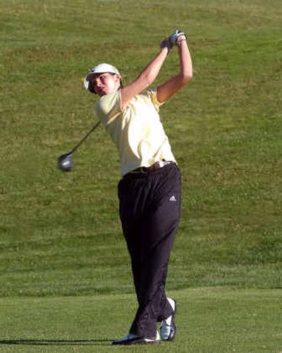 Accuracy off the tee is one of the strengths of Idaho's Renee Skidmore.
(University of Idaho photo / The Spokesman-Review)