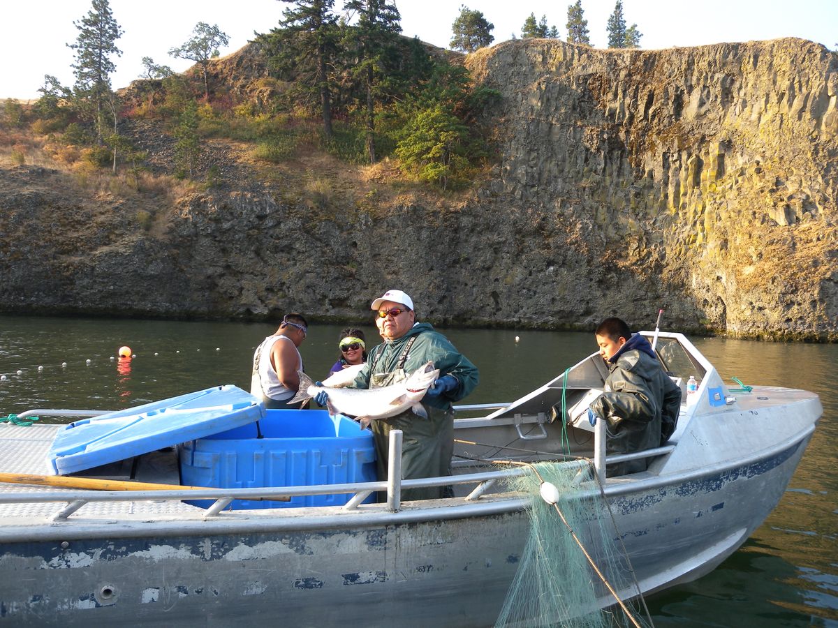 Columbia Tribes selling salmon along river | The Spokesman-Review