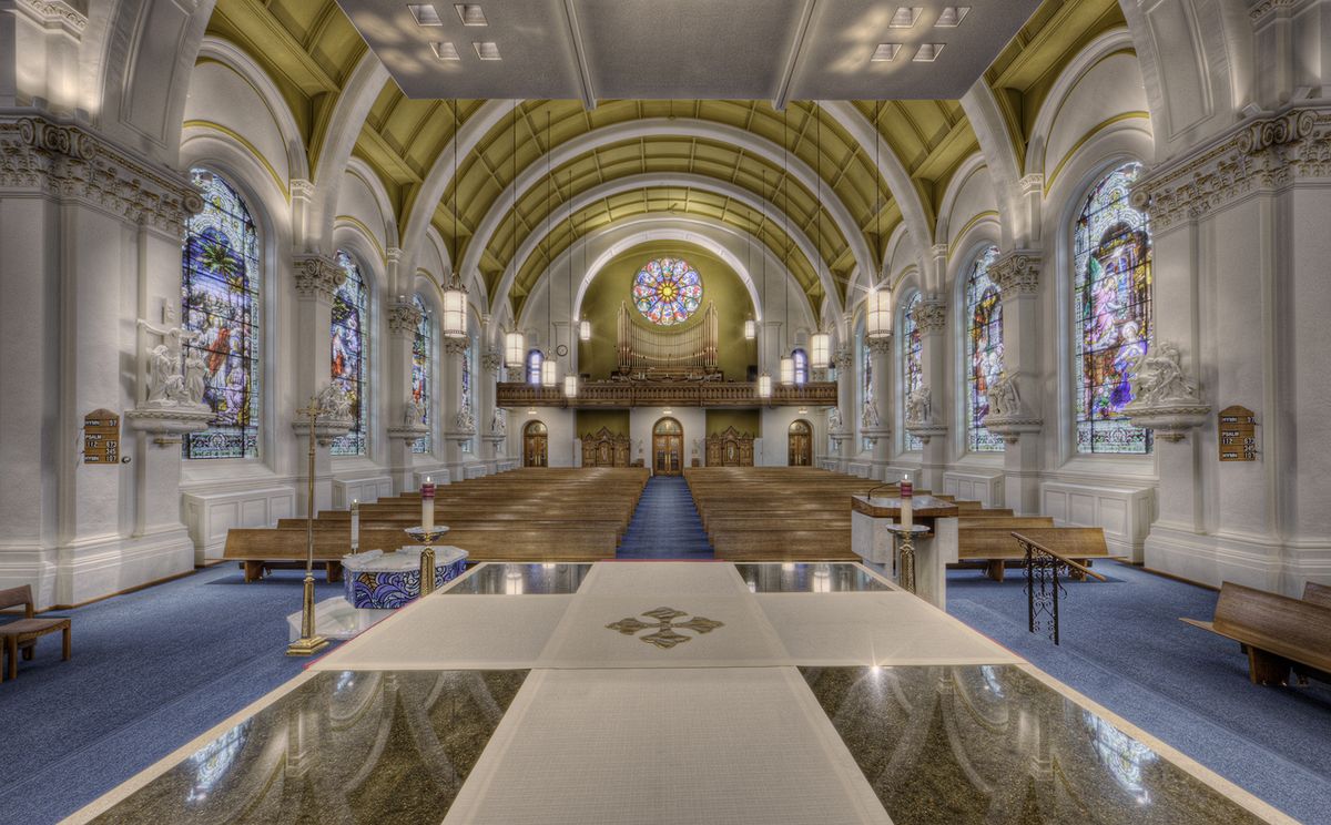 The work from photographer Dean Davis at Barrister Winery includes “Our Lady of Lourdes.”  Images courtesy of the artists (Images courtesy of the artists / The Spokesman-Review)