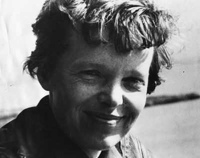 Portrait of American pilot Amelia Earhart, circa 1935.    (Fox Photos/Hulton Archive/Getty Images North America/TNS)