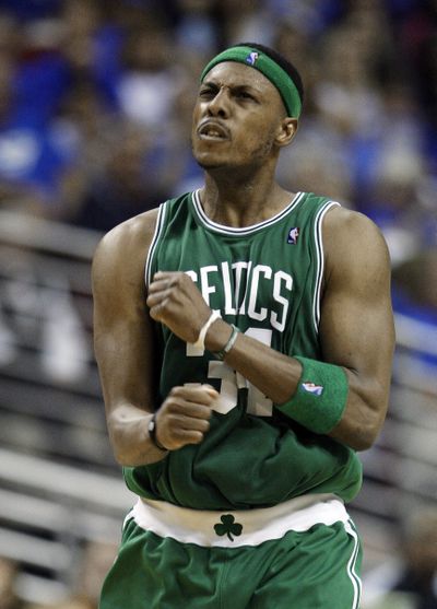 Team captain Paul Pierce was drafted by the Celtics in 1998. (Associated Press)