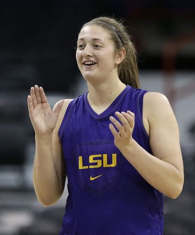 LSU junior Theresa Plaisance deserves applause. (Associated Press)