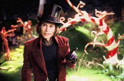 
2005: Johnny Depp starred as Willy Wonka in 