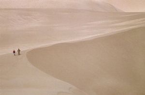 
Hikers walk at the Great Sand Dunes National Park  in Colorado. The sands started to accumulate around 12,000 years ago.  
 (Associated Press / The Spokesman-Review)