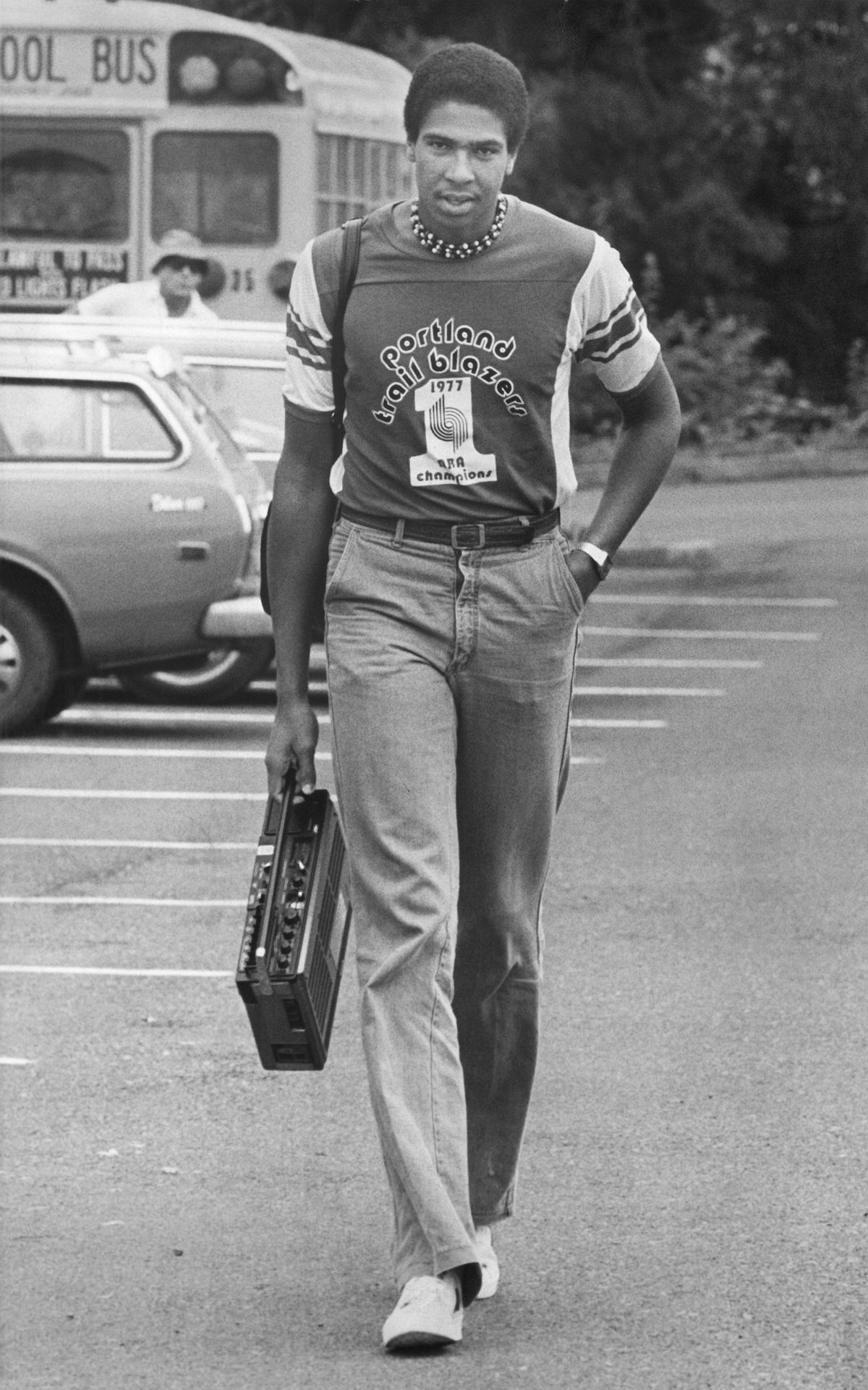 Klay Thompson’s father, Mychal, was the first overall pick of the 1978 NBA draft by the Portland Trail Blazers. (Associated Press)